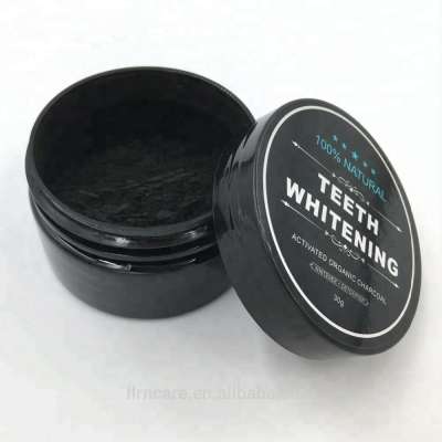 OEM Natural 30g 60g Mint Cinnamon Flavor Teeth Whitening Activated Charcoal Powder